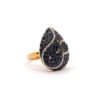 blue-sapphire-with-diamond-ring Blue Sapphire Ring with Diamond (pear shape)
